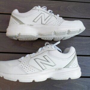 New Balance White Athletic Shoes